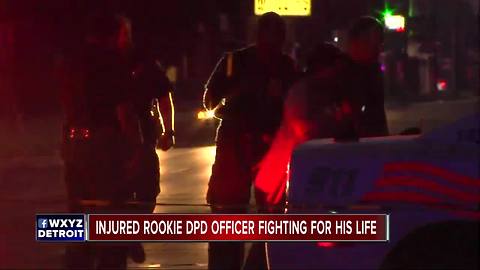 Rookie DPD officer critically hurt in hit-and-run crash