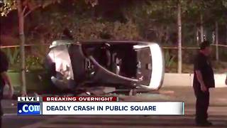 Elderly man dies after Public Square crash