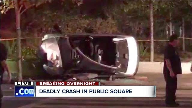 Elderly man dies after Public Square crash