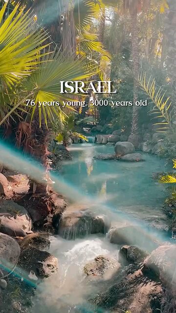 ISRAEL - 76 Years young, but over 3,000 years old! Go visit. See for yourself!