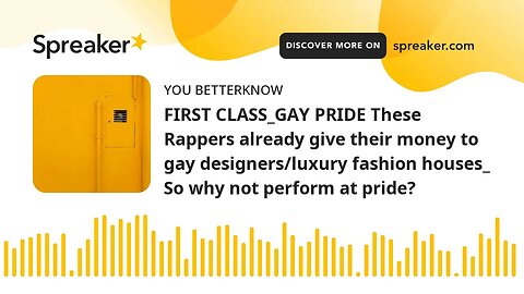 FIRST CLASS_GAY PRIDE These Rappers already give their money to gay designers/luxury fashion houses_