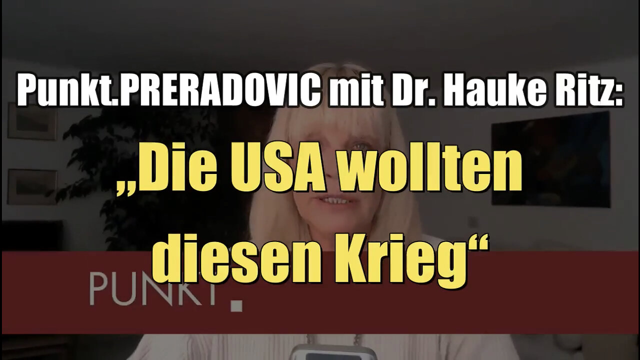 Punkt.PRERADOVIC mit Dr. Hauke Ritz: "Die USA wollten diesen Krieg" (24.10.2022)