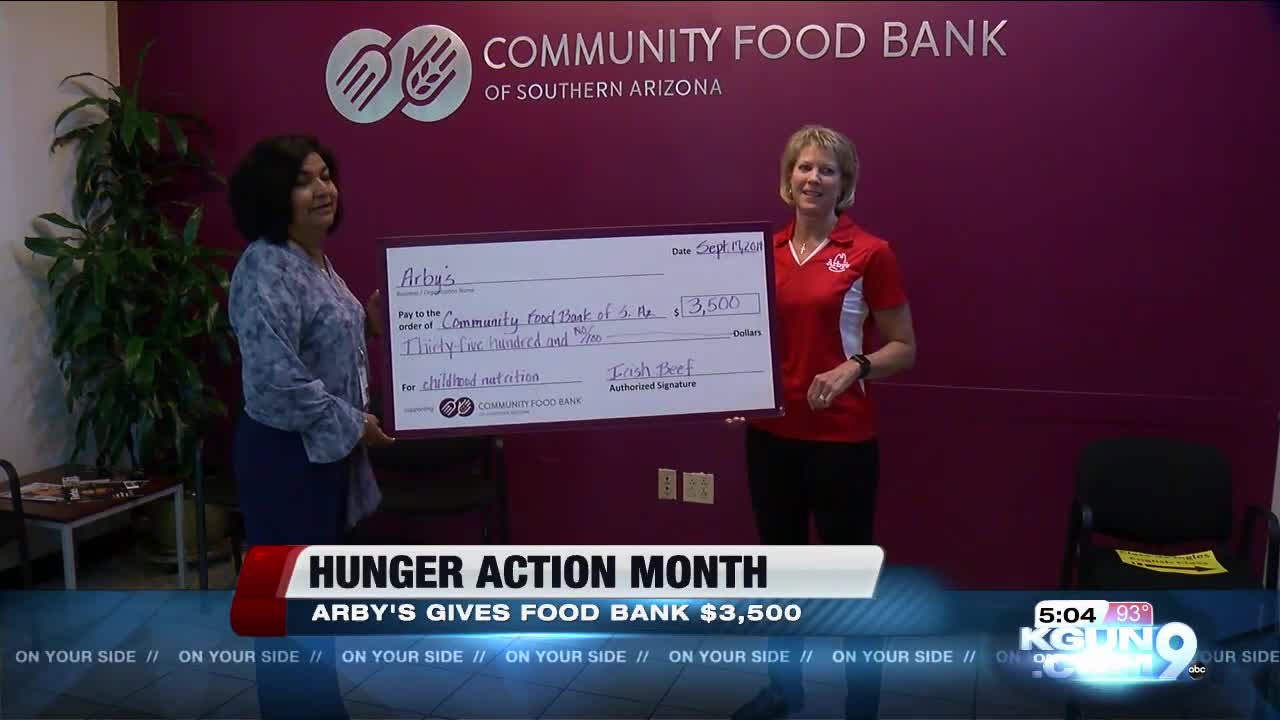 Arby's raising awareness about childhood hunger