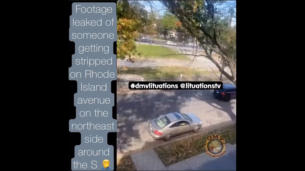 Early in the morning and they already trying to strip somebody on Rhode Island avenue