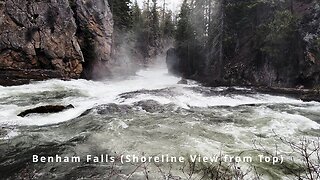 HIKING EXPLORING the BENHAM FALLS Lava Rock Canyon Zone! | Upper Deschutes River Central Oregon | 4K