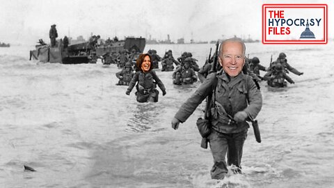 Joe Biden Storms The Beaches of Normandy