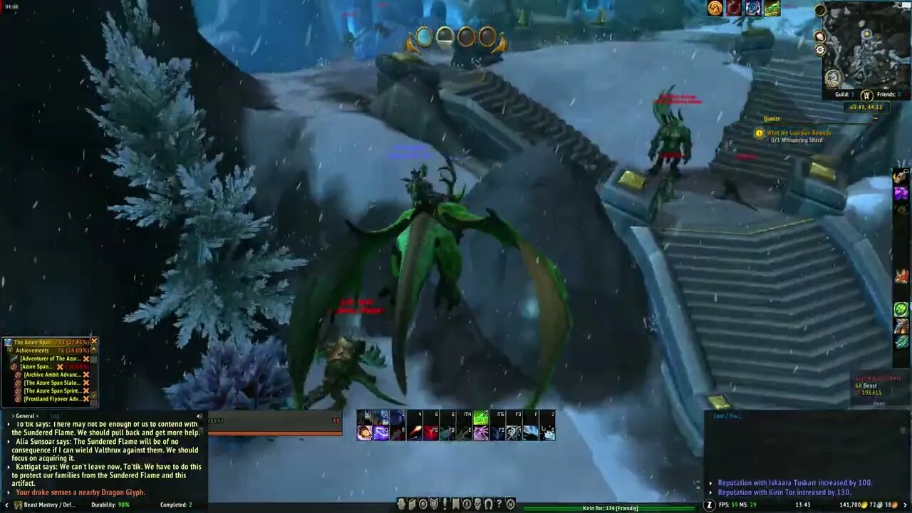 World of Warcraft Dragonflight What the Guardian Beholds