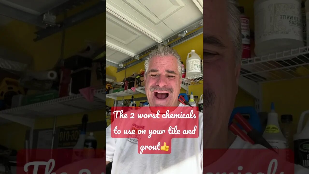 The two worst chemicals to use on your tile and grout