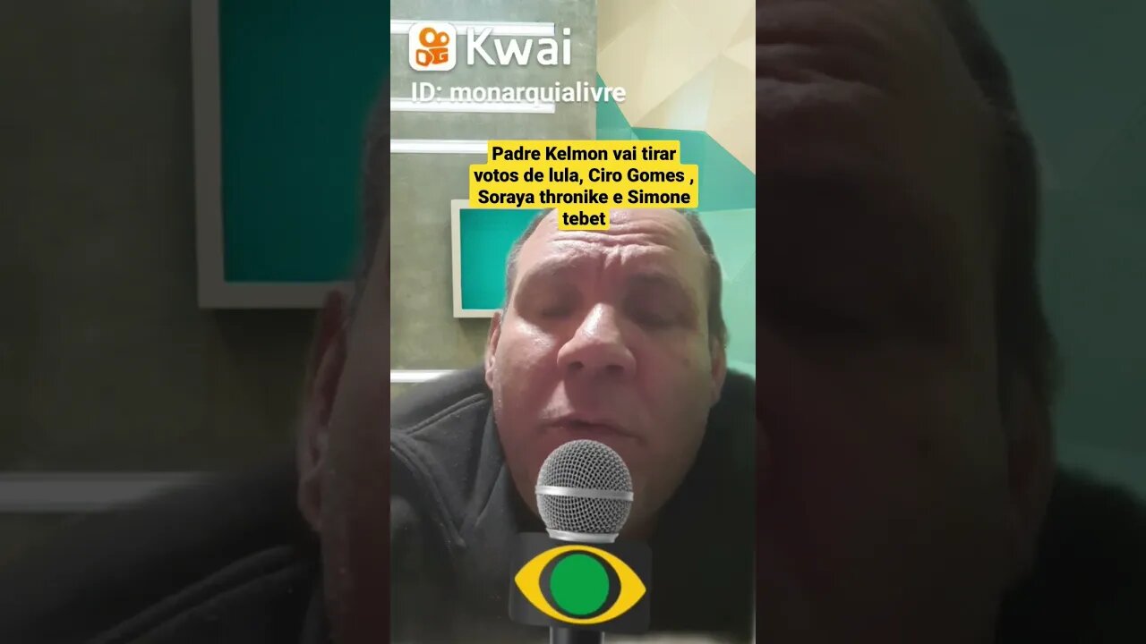 Padre Kelmon vai tirar votos de lula, Ciro Gomes , Soraya thronike e Simone tebet