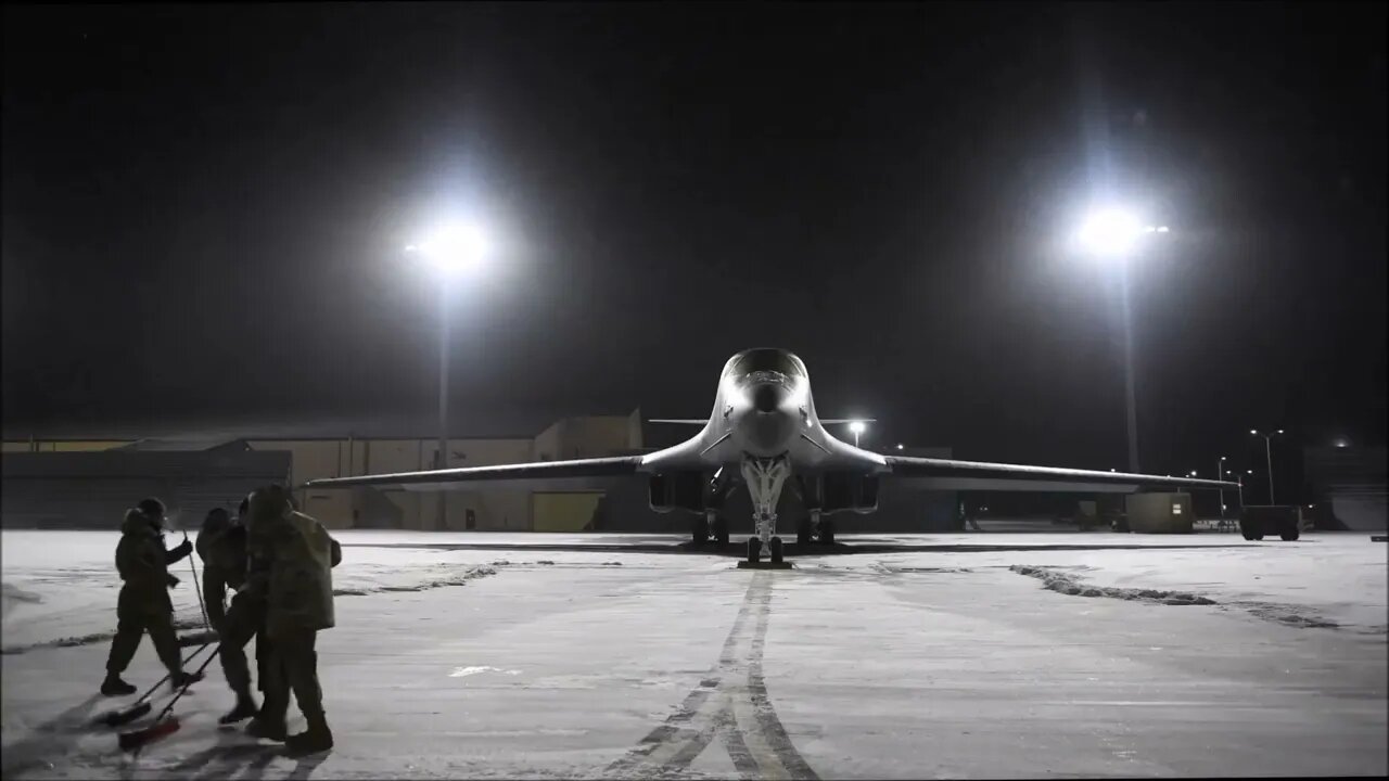 B-1B Lancers Participate in a Bomber Task Force Mission in the Indo-Pacific Region