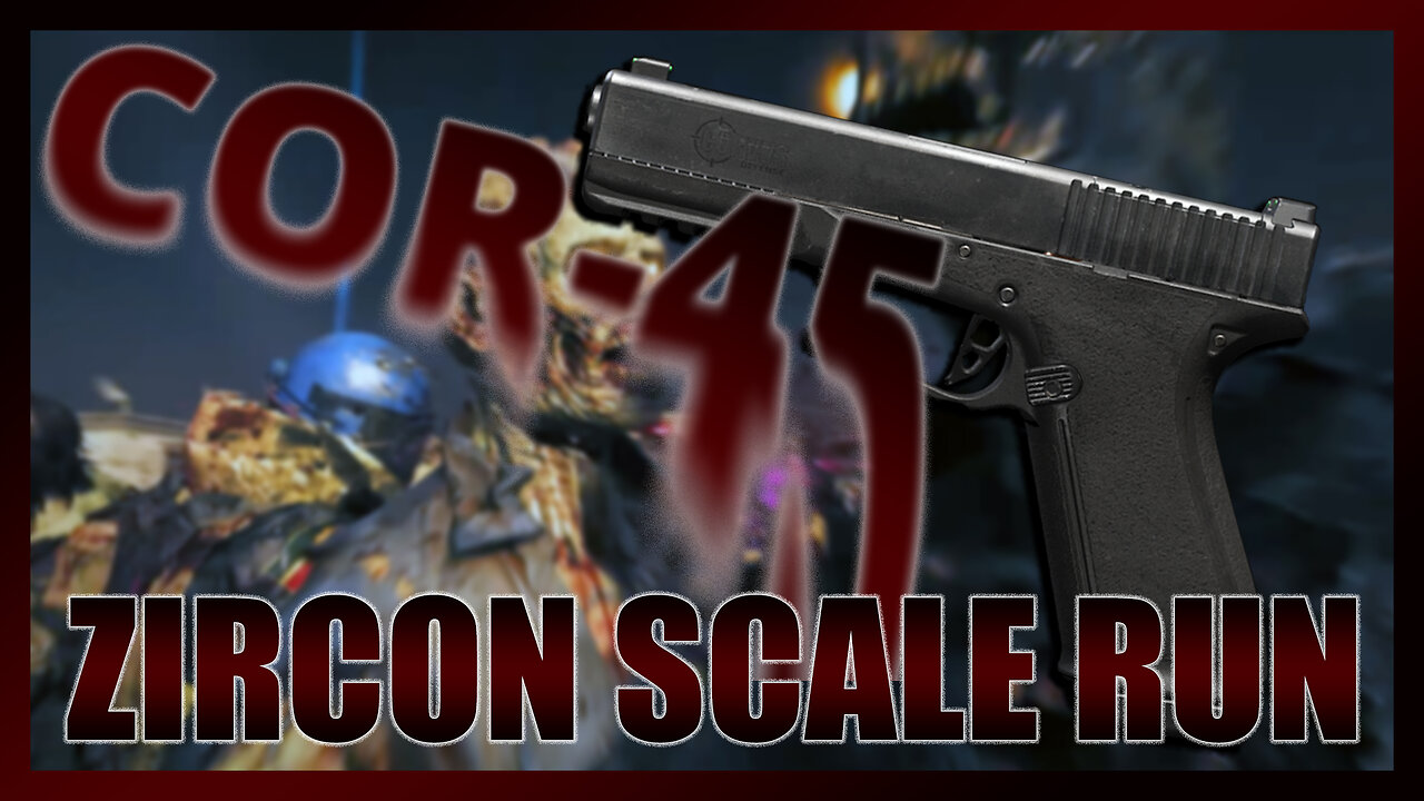 FAST COR-45 RUN FOR ZIRCONIAN SCALE!