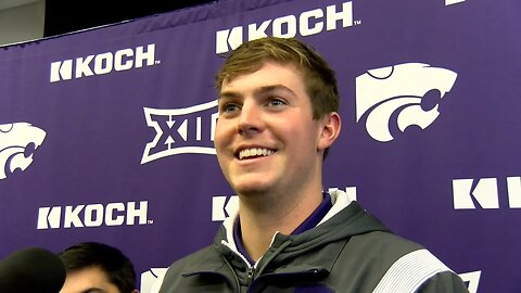 Kansas State Football | Will Howard Postgame Interview | K-State 47, Kansas 27