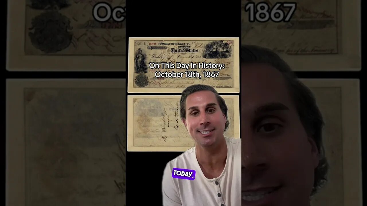 ON THIS DAY IN HISTORY: 10/18/1867 #shorts