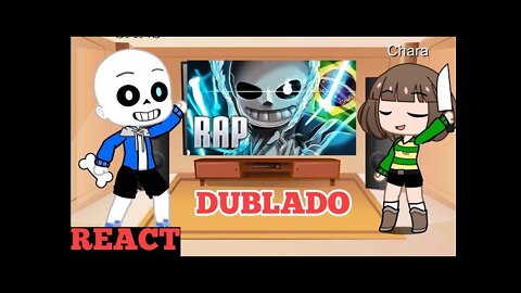 Gacha club REACT ao Rap do Sans #Gacha life React #gacha