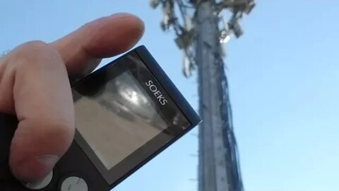 Checking Radiation Levels At Massive Cell Tower