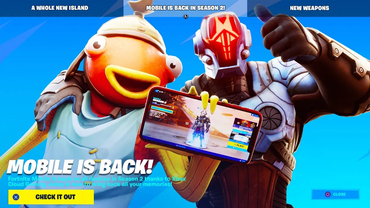 FORTNITE MOBILE is BACK! (SEASON 2)