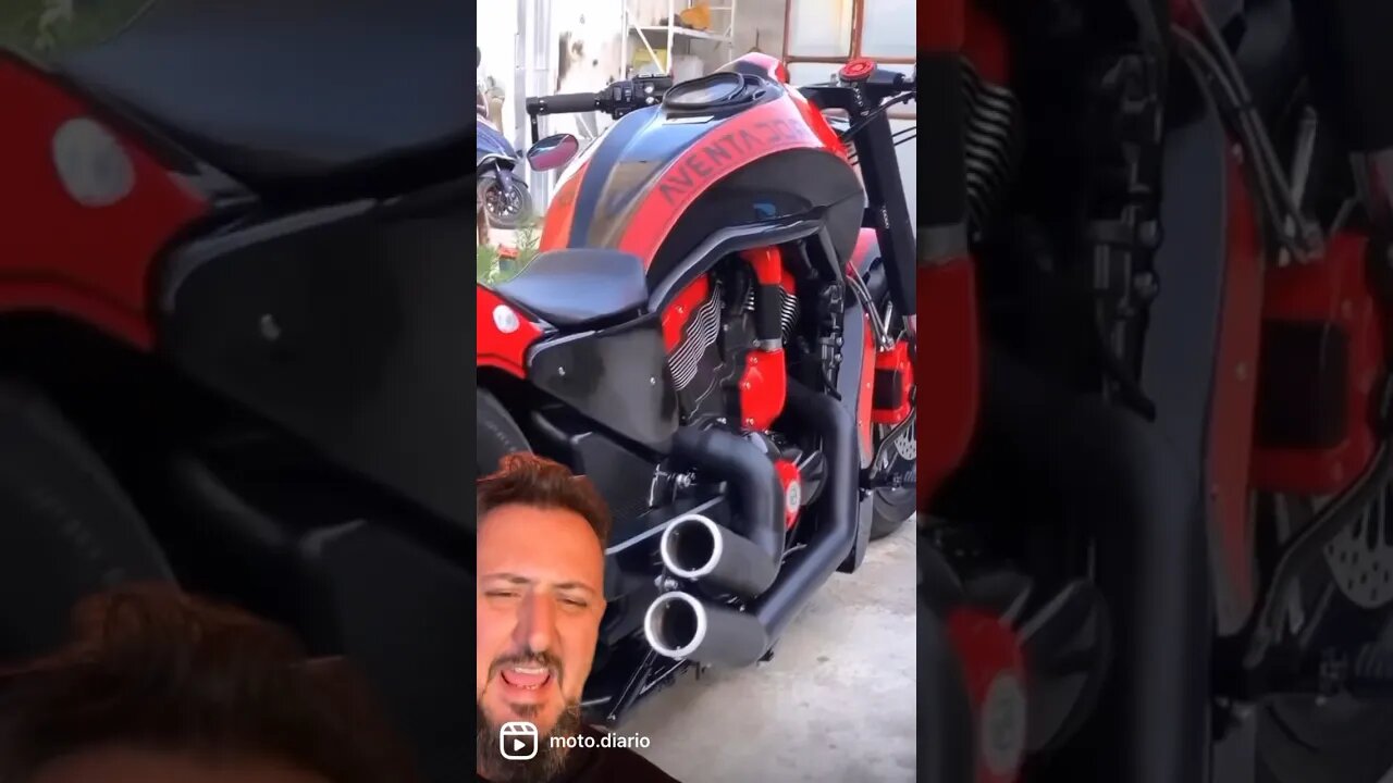 Moto custom da Ferrari?