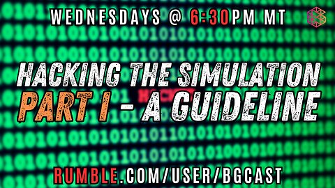 BG-S2: Hacking the simulation, a guideline part 1