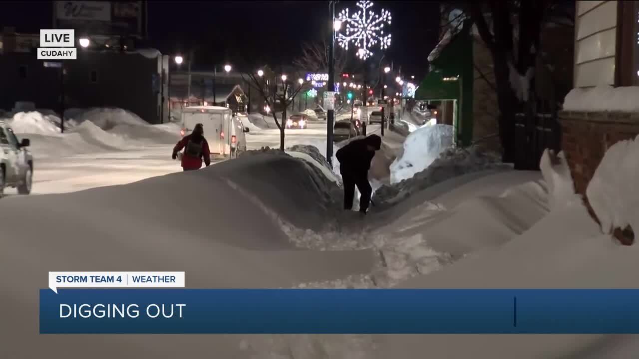 Cudahy digs out after snowstorm