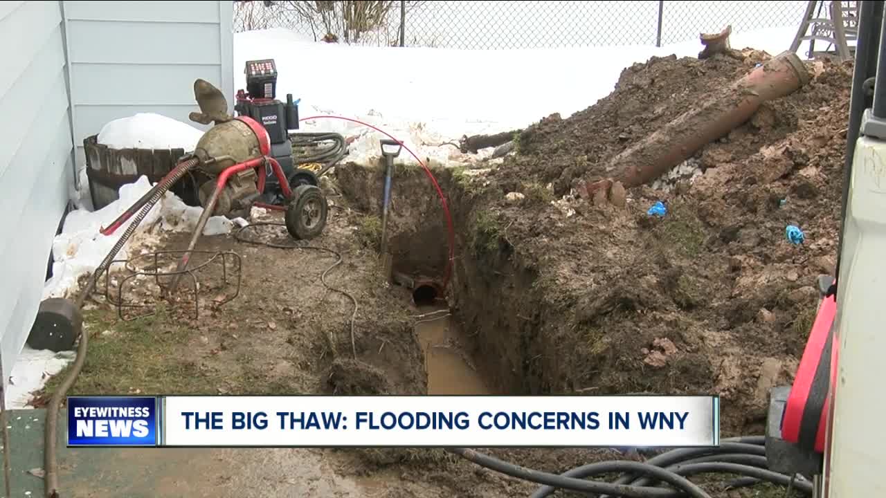 The big thaw causing flooding concerns