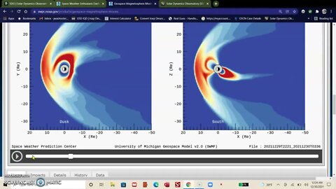 Solar tsunami, CME inbound, High pressure in Antarctica