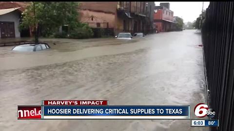 Former Danville Police Chief delivers supplies to Hurricane Harvey victims