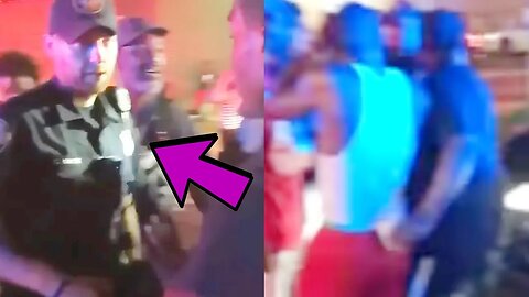 Angry Mob ATTACKS And Bans WHITE COPS from crime scene Because They Are WHITE