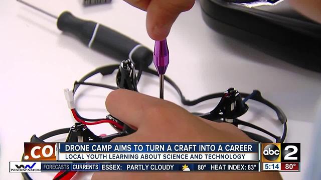 Drone camp takes flight for Baltimore youth