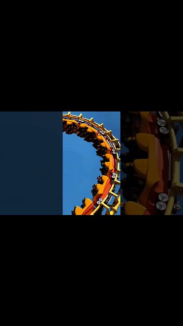 Would you ride a roller coaster backwards? 🙃🎢 #shorts