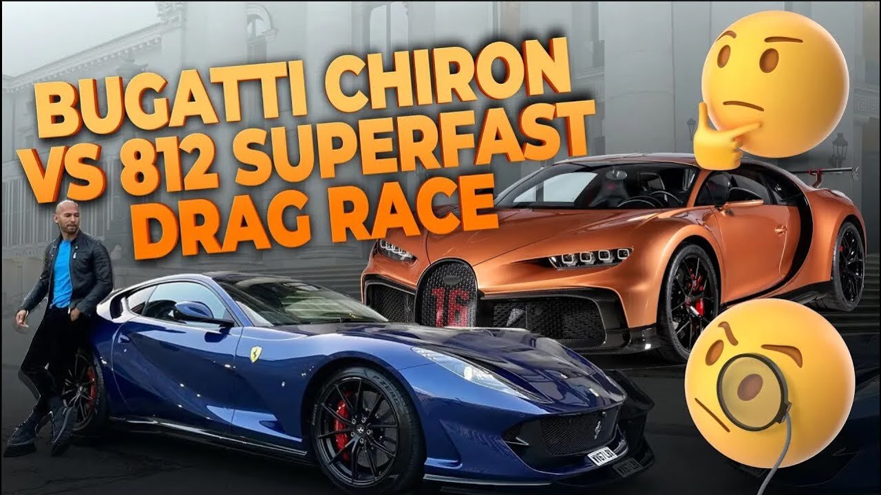 BUGATTI VS FERRARI DRAG RACE (EP. 147) Tate Confidential