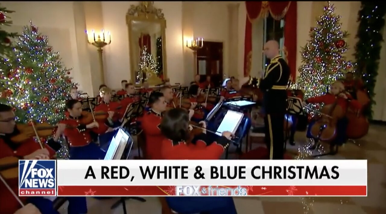 First Lady Melania Trump Gives Tour of White House Christmas Decor