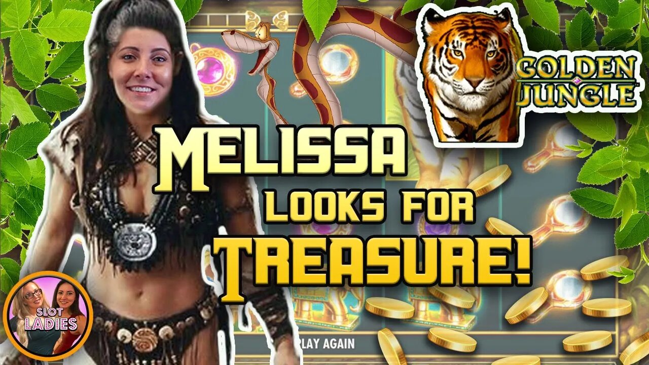 🎰MELISSA Of SLOT LADIES 🎰 Conquers 🐅The GOLDEN JUNGLE 🦁To Try To WIN BIG!!!🎋