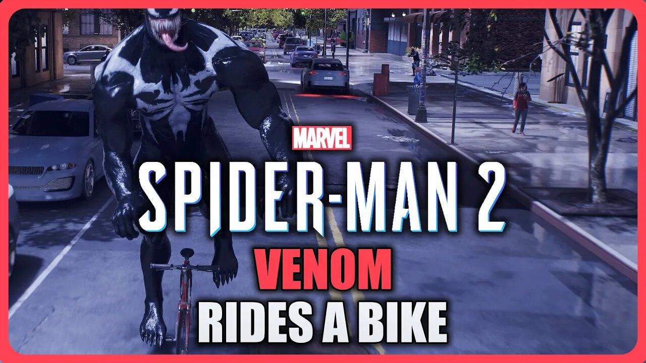 Marvel's Spider-Man 2 PS5 - VENOM Rides a Bike