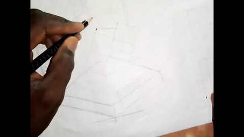 Making of Isometric object by Freehand Sketching 4