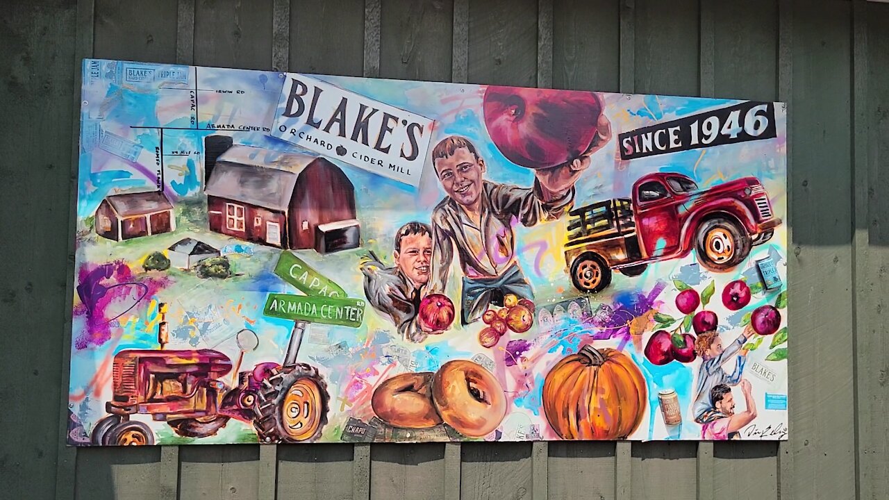 Quick Tour Blake's Orchard & Cedar Mill, Armada Michigan