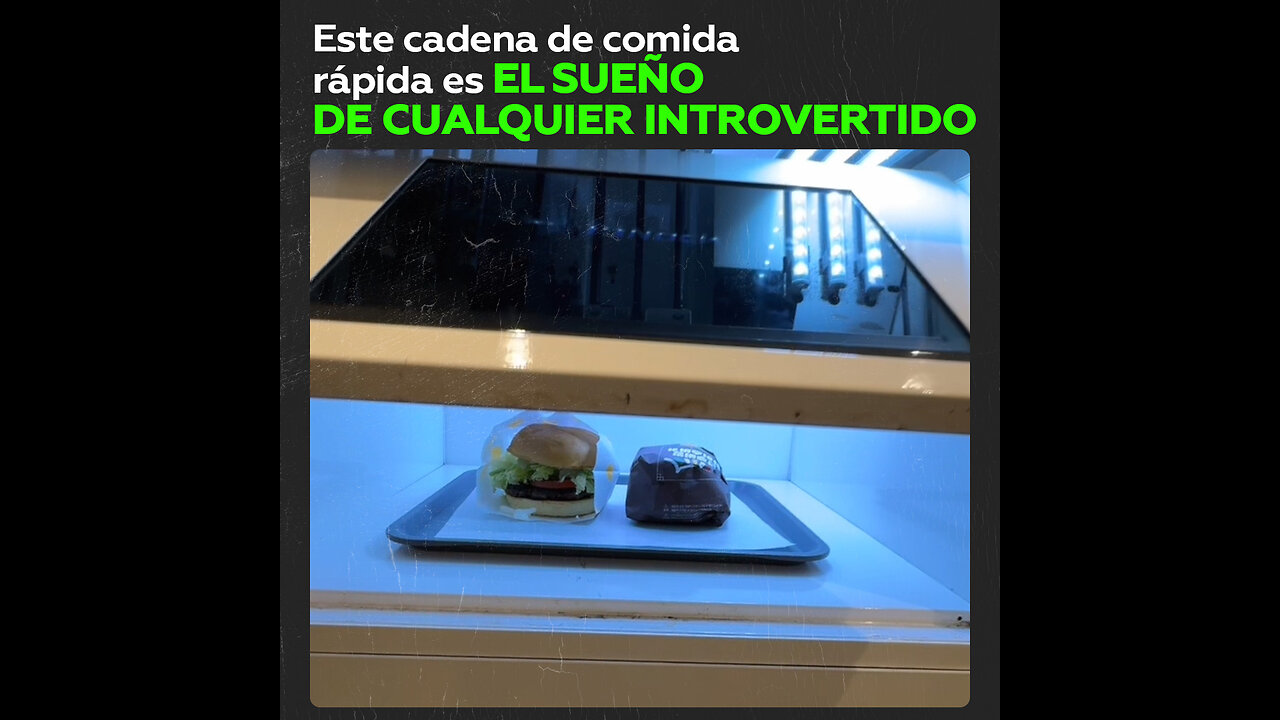 Restaurante de comida rápida en el que la gente no trabaja