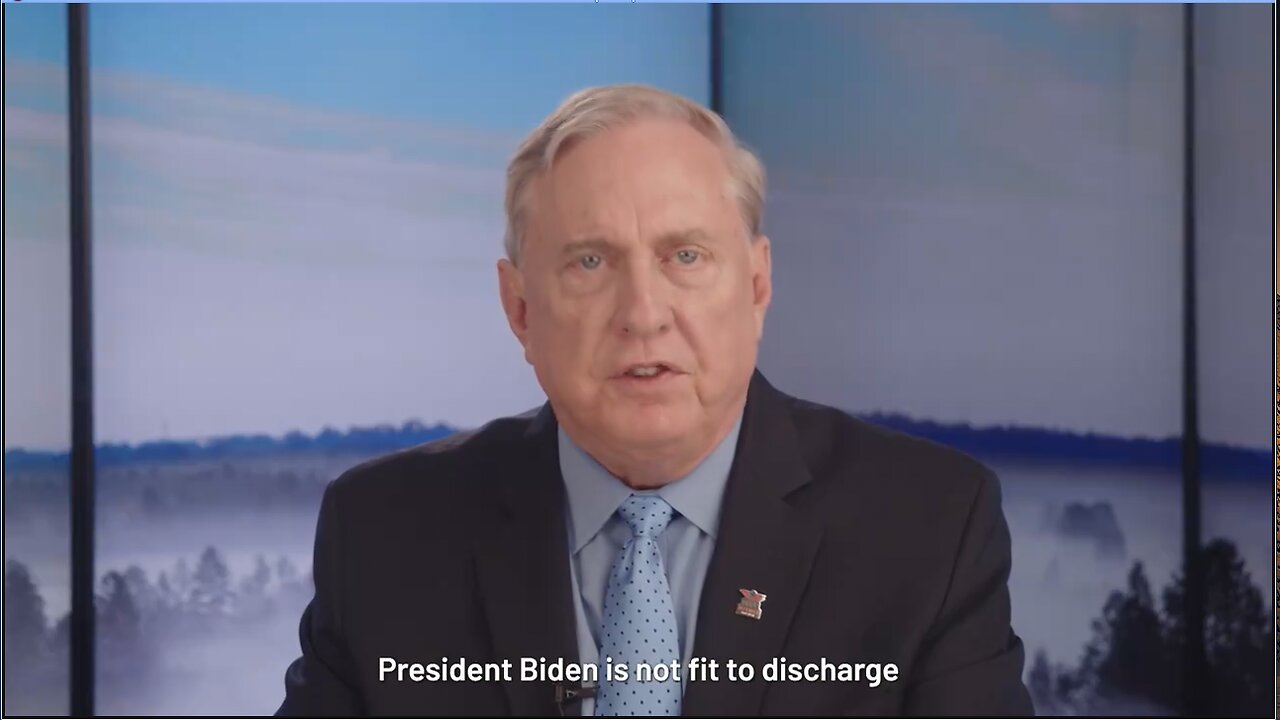 Col. Douglas Macgregor President Biden is not fit to discharge the immense duties of the Presidency