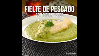 Fish Fillet with Green Pipian