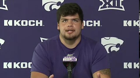 Kansas State Football | Josh Rivas talks about what he worked on this offseason | August 25, 2020