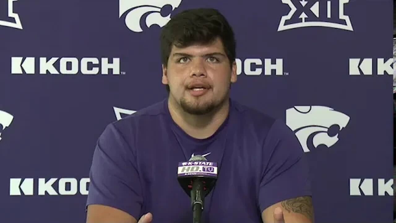 Kansas State Football | Josh Rivas talks about what he worked on this offseason | August 25, 2020