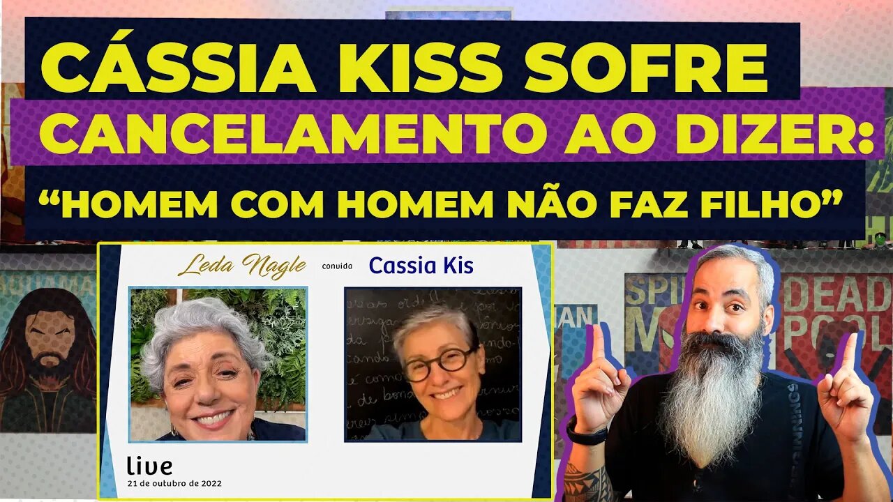 CÁSSIA KISS sofre CANCELAMENTO após dizer: "HOMEM COM HOMEM NÃO FAZ FILHO"