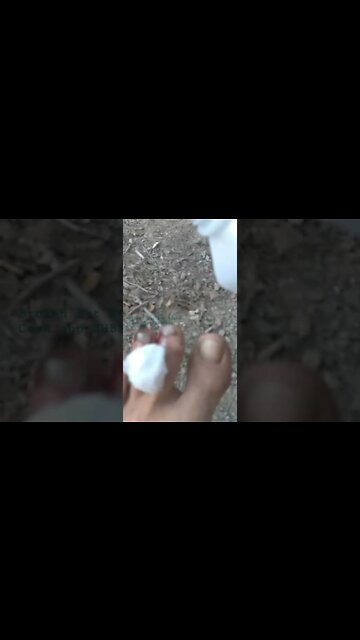 Graphic Crushed foot please donate Cash app $HBS2023