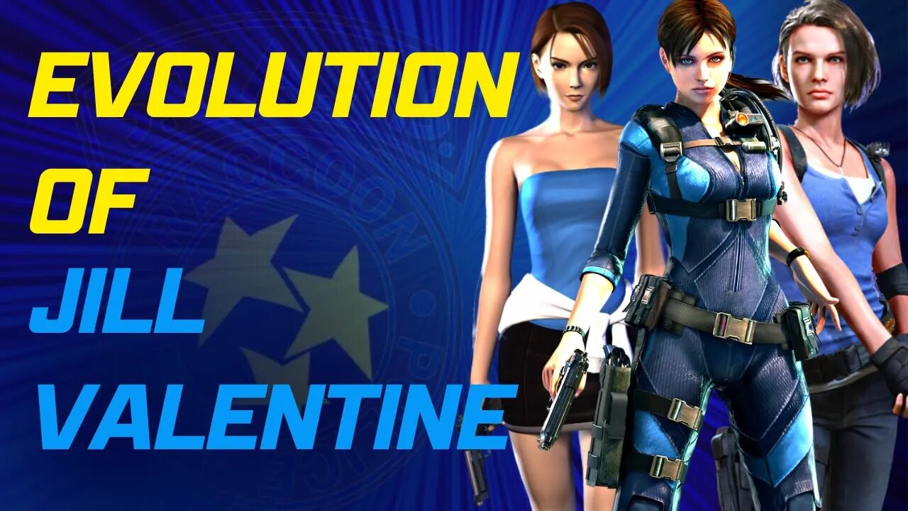 Evolution of Jill Valentine (1996 - 2023)