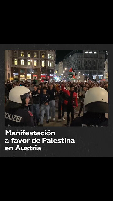 Celebran mitin a favor de Palestina en Viena pese a prohibiciones de la Policía