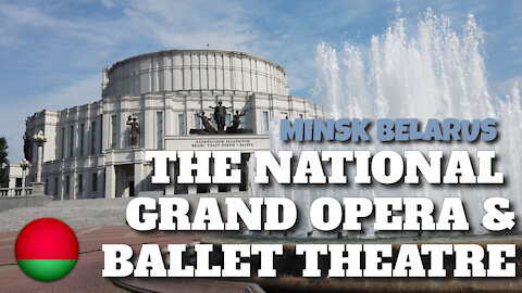 NATIONAL GRAND OPERA & BALLET THEATRE - MINSK, BELARUS - 2ND SEPTEMBER 2020