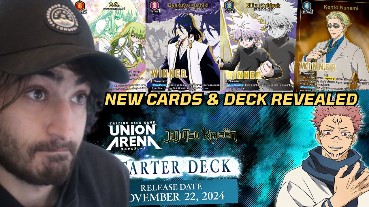 Union Arena Jujutus Kaisen Demo Deck & Store Championship Prizes Revealed