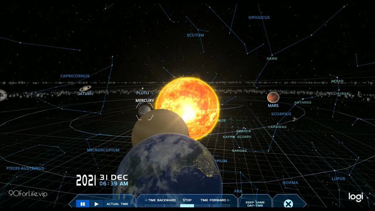 MONEO | sun-venus occulting planet mercury solomon