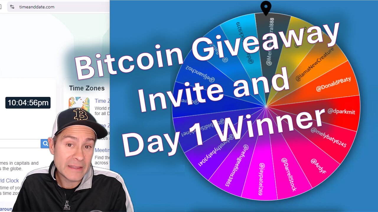 Moonvember Bitcoin Giveaway Invite and Day 1 Winner