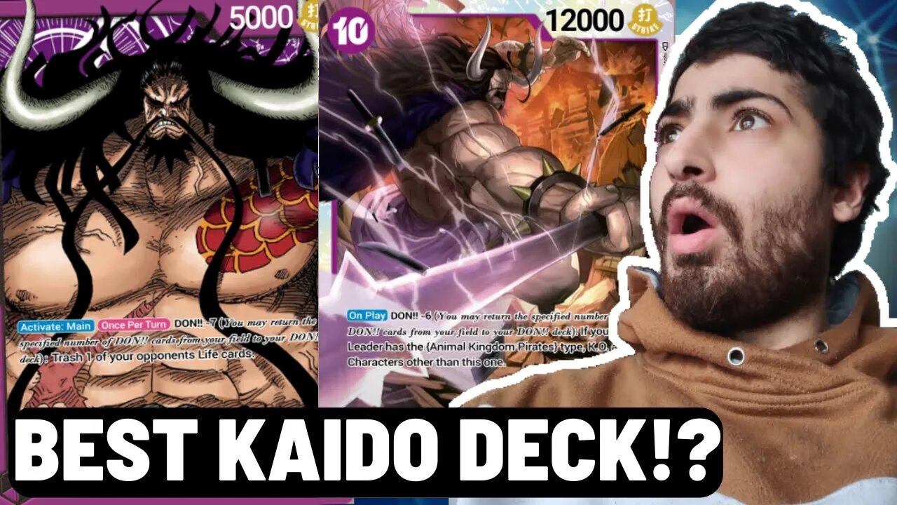 One Piece TCG Deck Profile & Gameplay: KAIDO(Purple) - OPTCG Deck Set 1