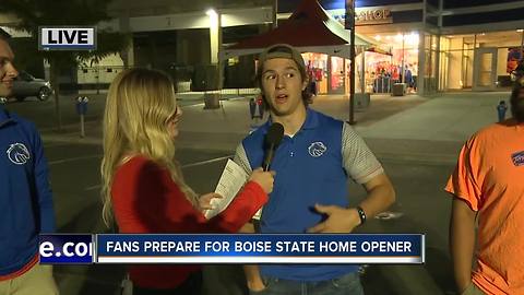 Fans prepare for Boise State home opener